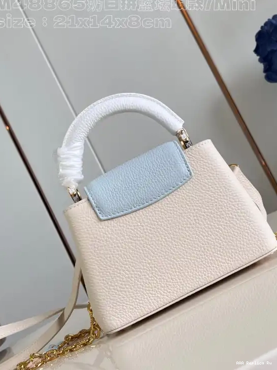 AAA Pruses Bags LOUIS VUITTON CAPUCINES MINI-21*14*8CM 0608